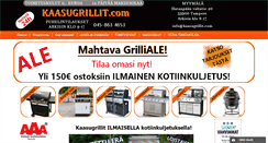 Desktop Screenshot of kaasugrillit.com